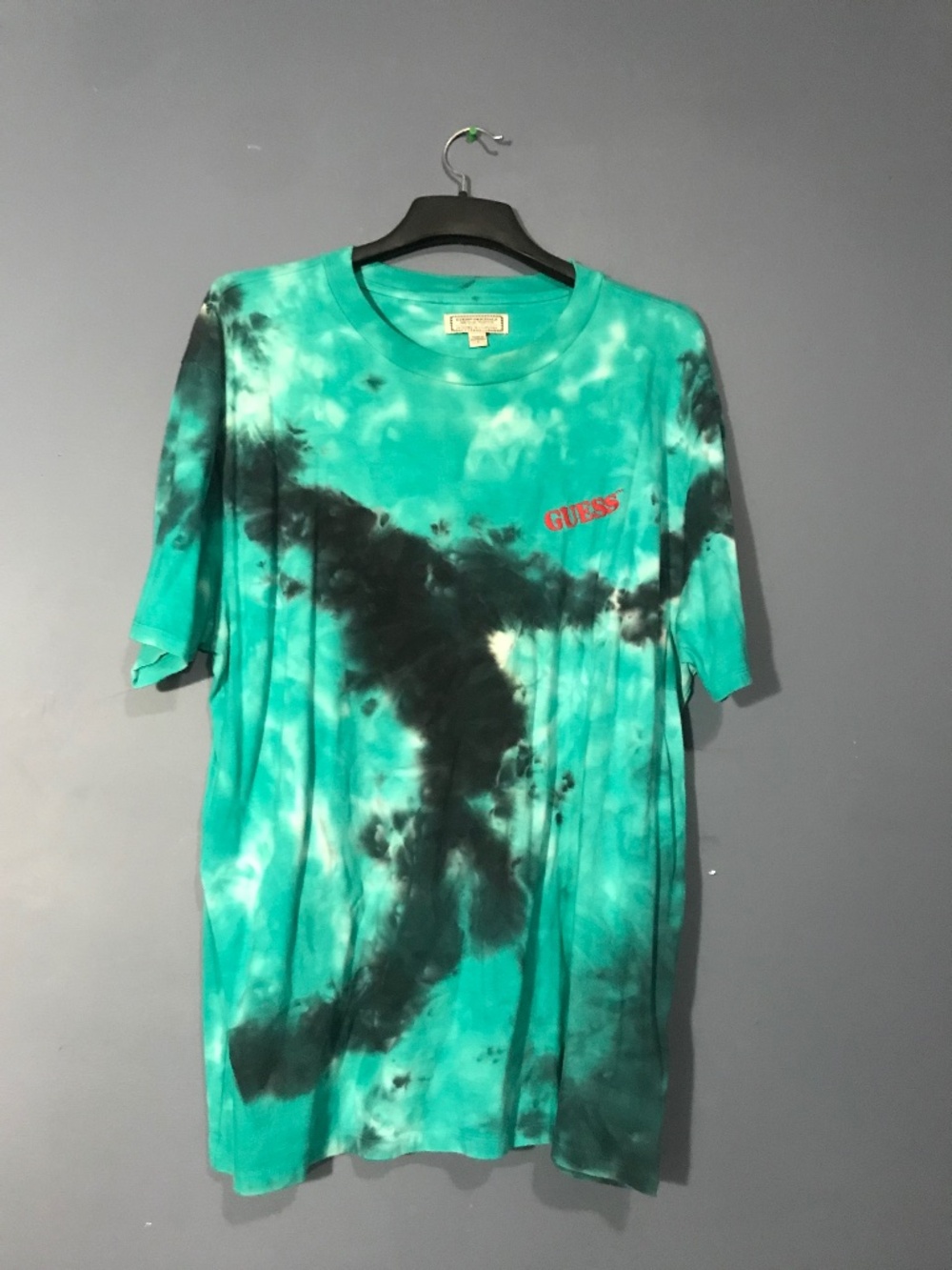 Guess Tie Dye Flag tee
